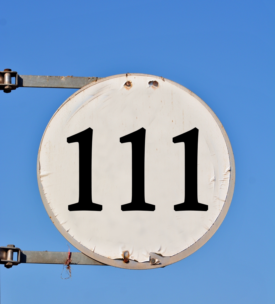 Numerology meaning of number 111